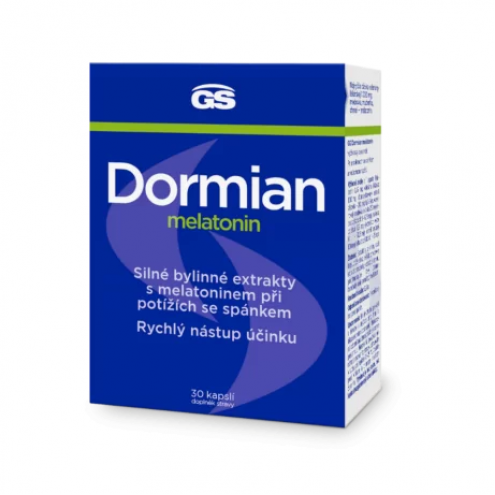 GS Dormian melatonin 30 cps. - Мелатонин 30 капсул